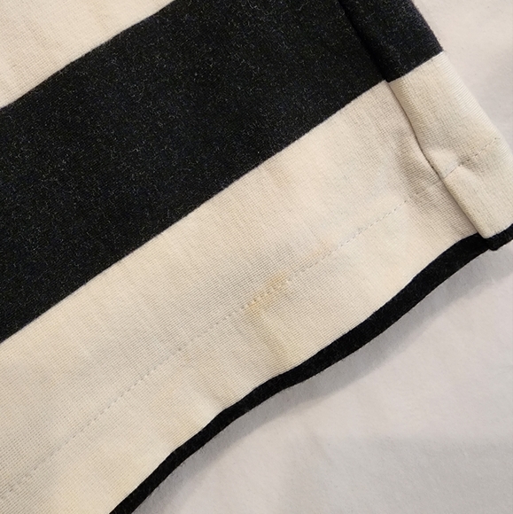 Zara Trafaluc black & white striped midi dress size M - Picture 2 of 7